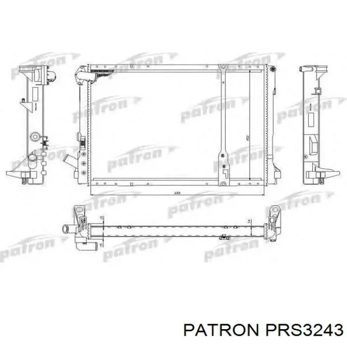 Радиатор PRS3243 Patron