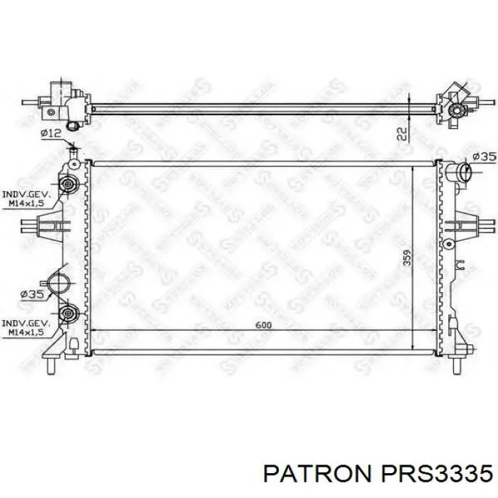 Радиатор охлаждения Polcar 550808A2