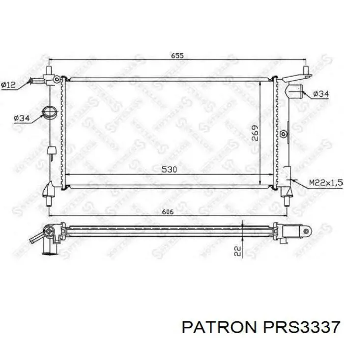 Радиатор PRS3337 Patron