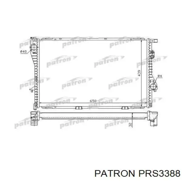 Радиатор 6002202 VAN Wezel