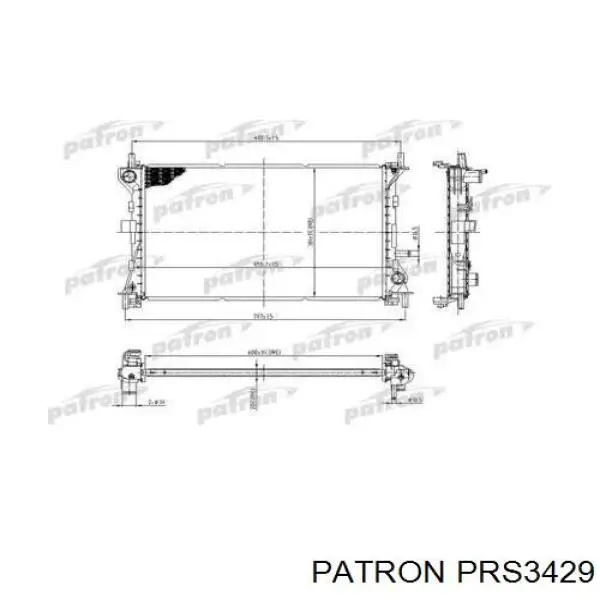 Радиатор ME98AB8005DF Ford