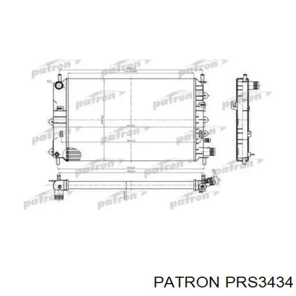 Радиатор 97AB8005AA Ford