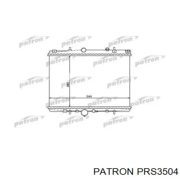 Радиатор PRS3504 Patron