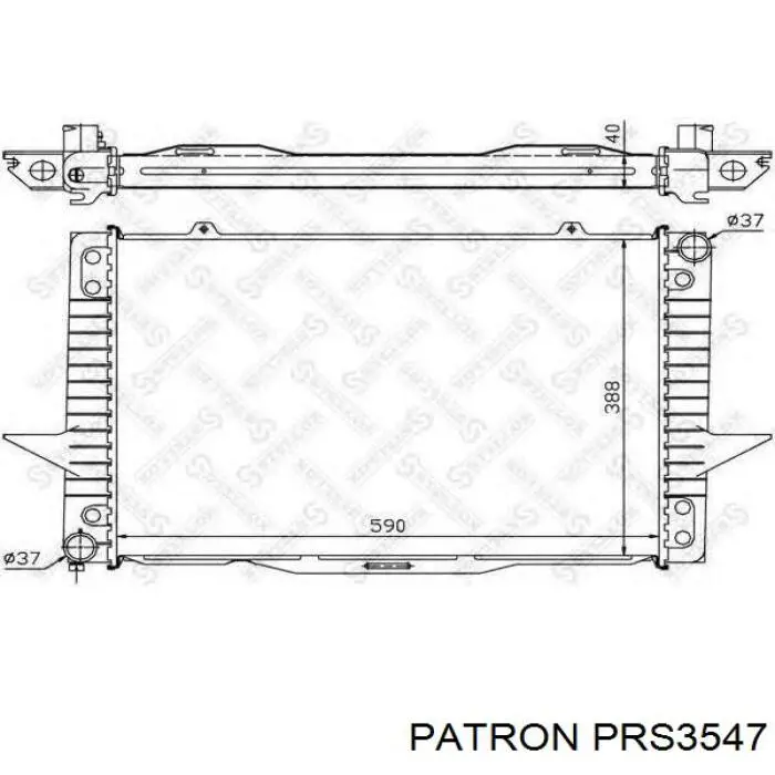 Радиатор 65536 Nissens