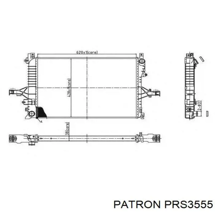 FP72A52AV AVA Радиатор основной