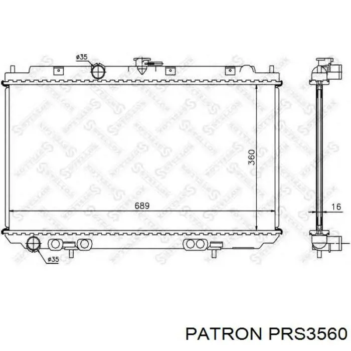 Радиатор 21410AV600 Nissan