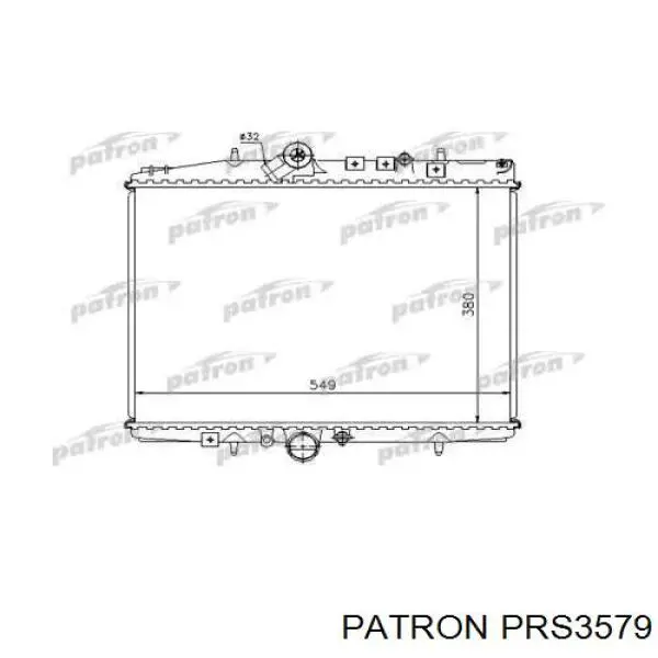 Радиатор PRS3579 Patron