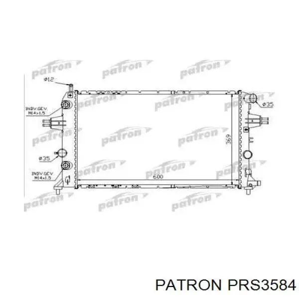 Радиатор 55351A NRF