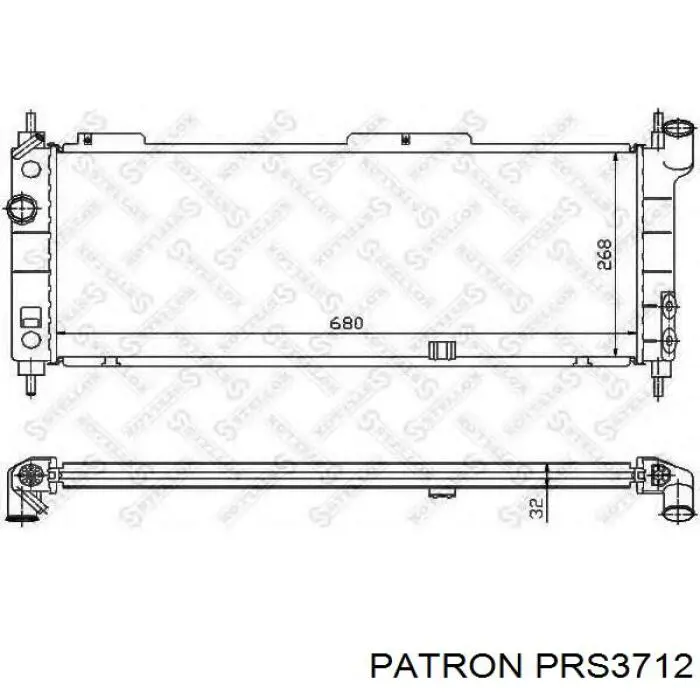 Радиатор PRS3712 Patron