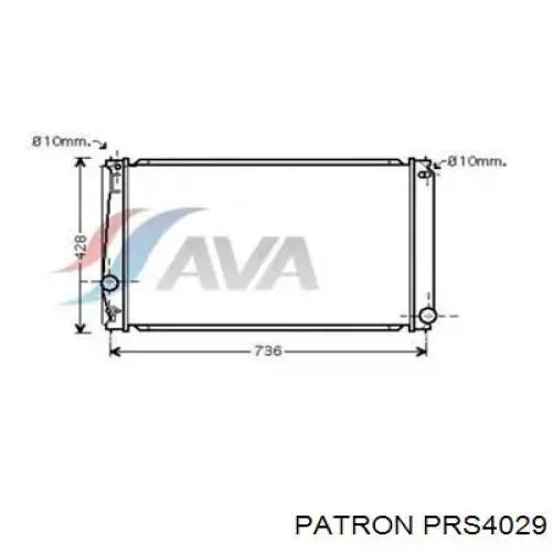 Радиатор PRS4029 Patron