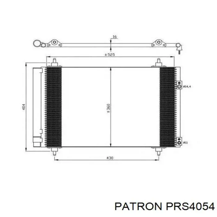 Радиатор кондиционера RC94826Q Signeda