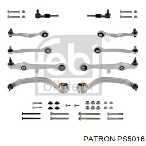 Комплект рычагов передней подвески PS5016 Patron