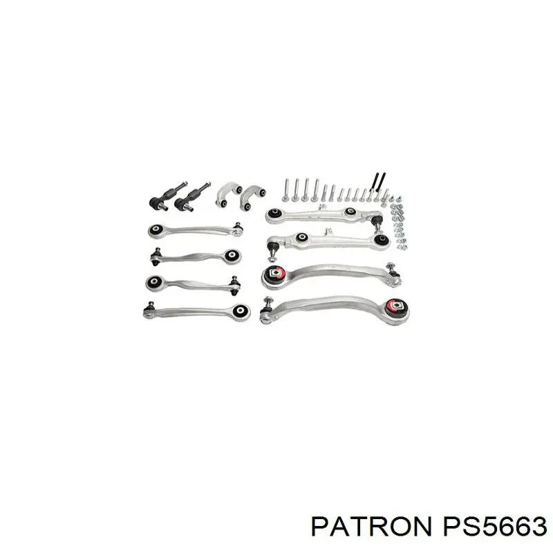 Комплект рычагов передней подвески PS5663 Patron