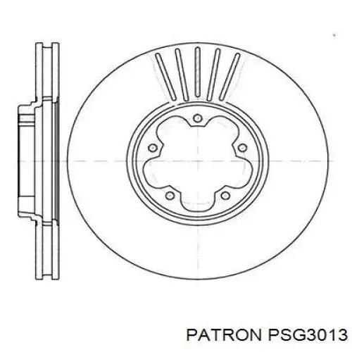 PSG3013 Patron рулевая рейка