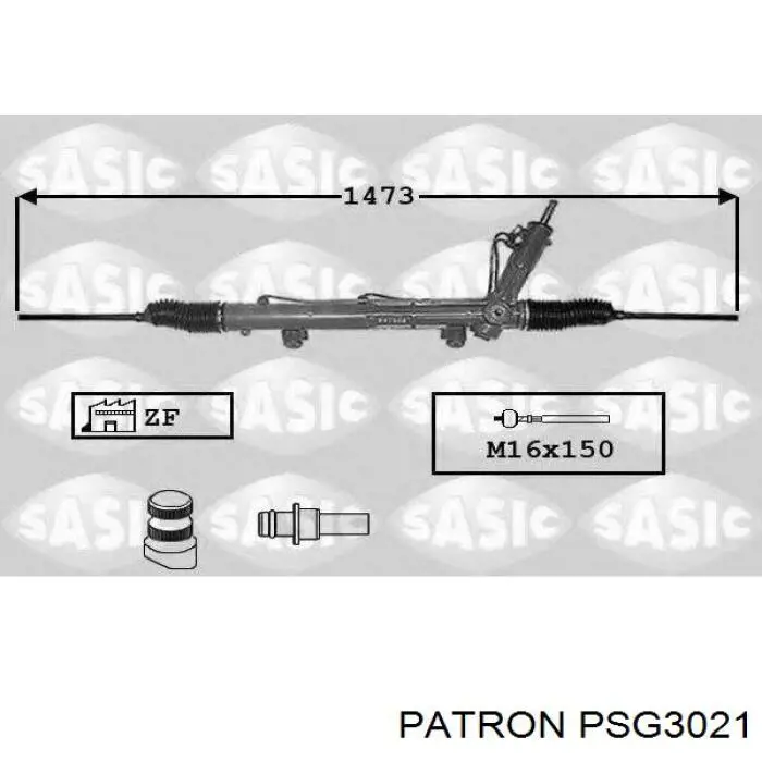 PSG3021 Patron рулевая рейка