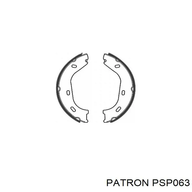 PSP063 Patron Тормозные колодки ручника