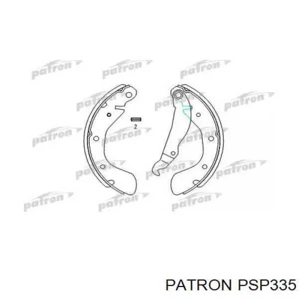 Задние барабанные колодки 96179121 General Motors