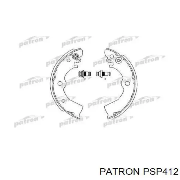 Задние барабанные колодки PSP412 Patron