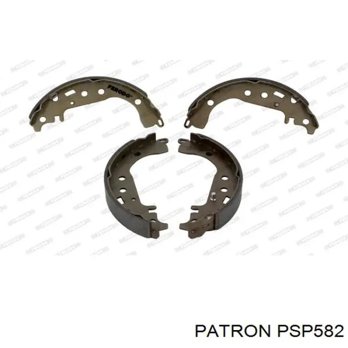 Купить PSP582 Patron Задние барабанные тормозные колодки