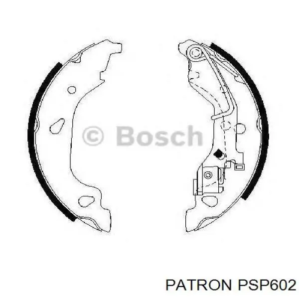 Задние барабанные колодки PSP602 Patron