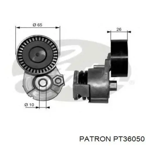 Натяжной ролик Magneti Marelli MPQ0188 цена, от 10.18 USD