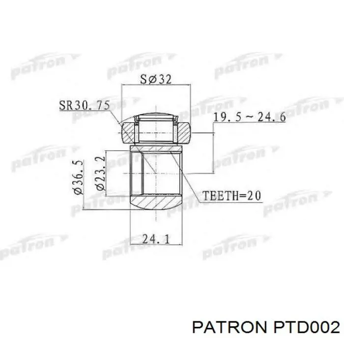 Тришип PTD002 Patron