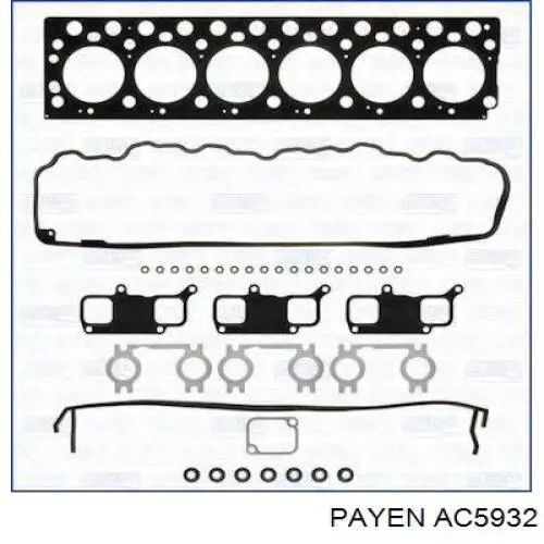 AC5932 Payen прокладка гбц