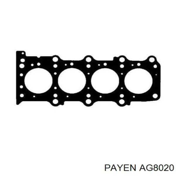 Прокладка ГБЦ AG8020 Payen