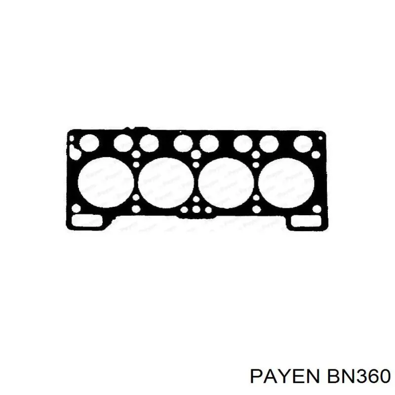 Прокладка ГБЦ BN360 Payen