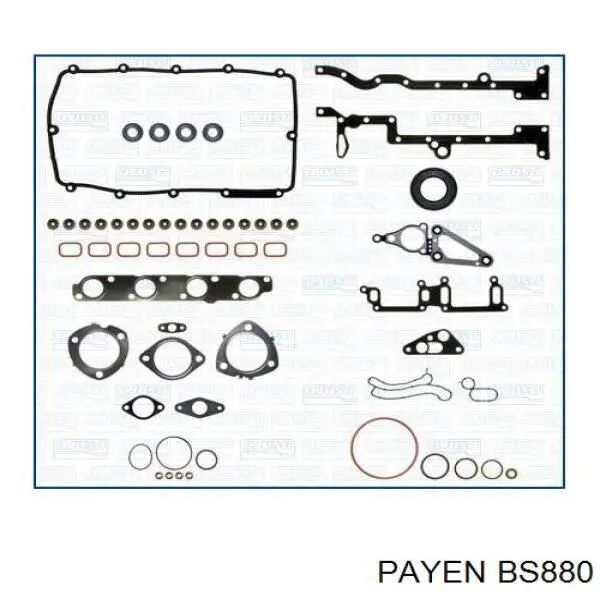 Прокладка ГБЦ BS880 Payen