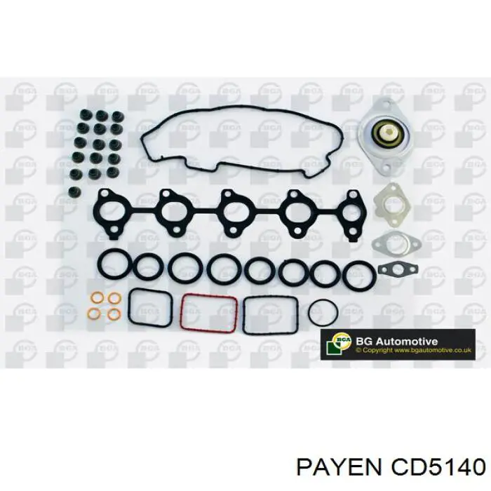 CD5140 Payen комплект прокладок двигателя верхний