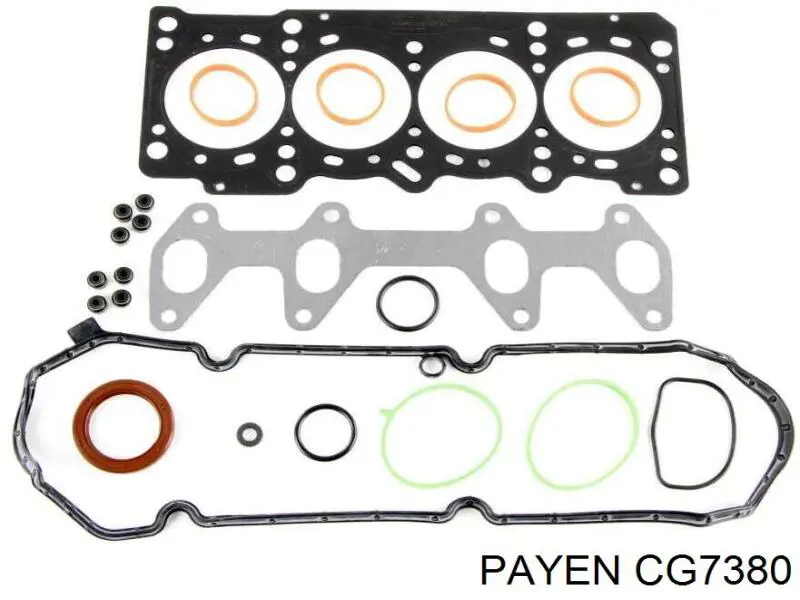 CG7380 Payen комплект прокладок двигателя верхний