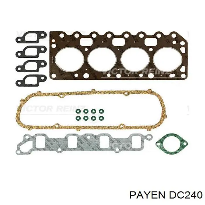 DC240 Payen комплект прокладок двигателя верхний