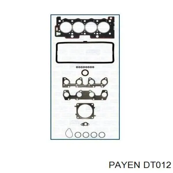 Комплект прокладок двигателя верхний Payen DT012