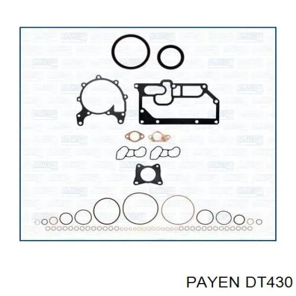 Комплект прокладок двигателя верхний Payen DT430