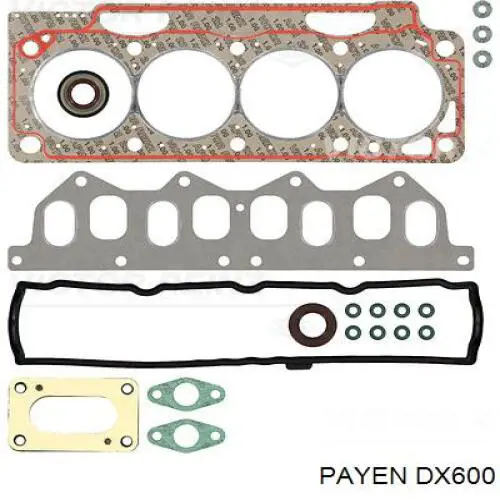 DX600 Payen комплект прокладок двигателя верхний