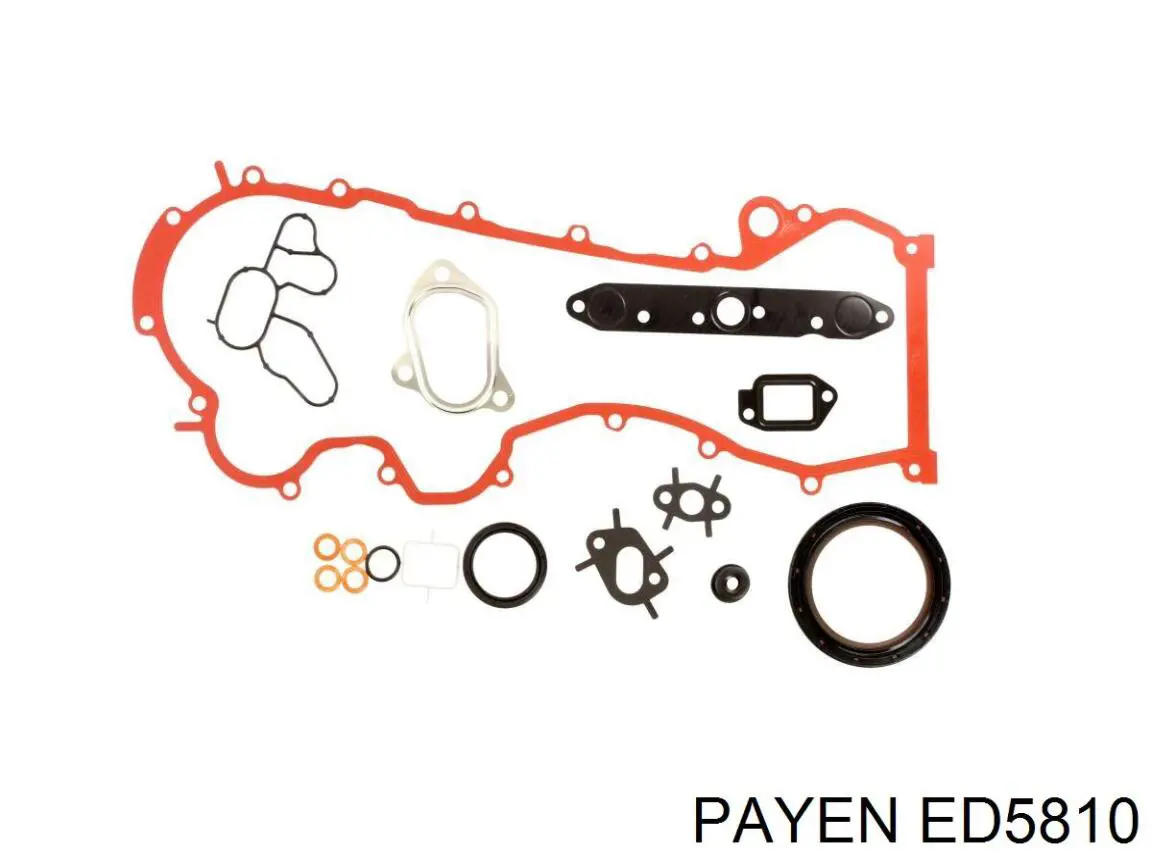 ED5810 Payen комплект прокладок двигателя нижний