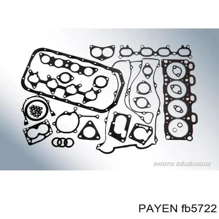 Комплект прокладок двигателя полный Payen FB5722