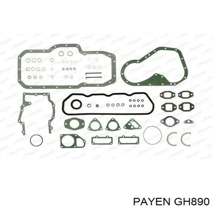GH890 Payen комплект прокладок двигателя полный