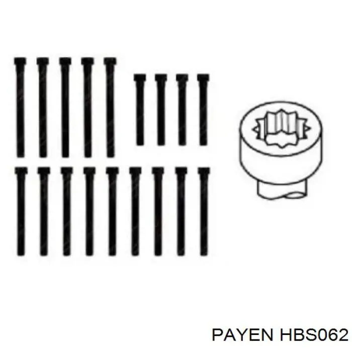 Болт ГБЦ HBS062 Payen