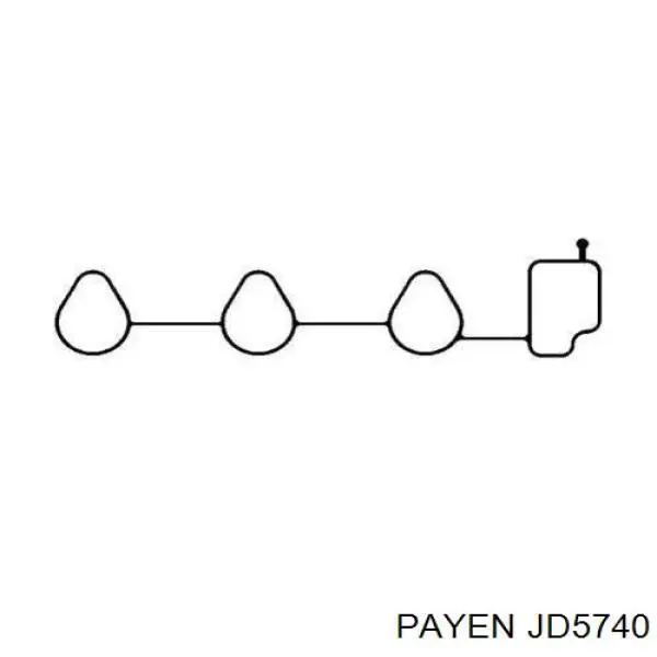 JD5740 Payen прокладка впускного коллектора