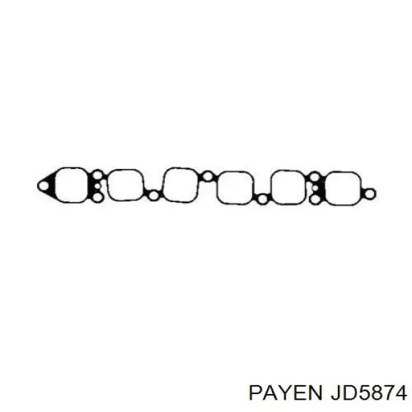 JD5874 Payen прокладка впускного коллектора