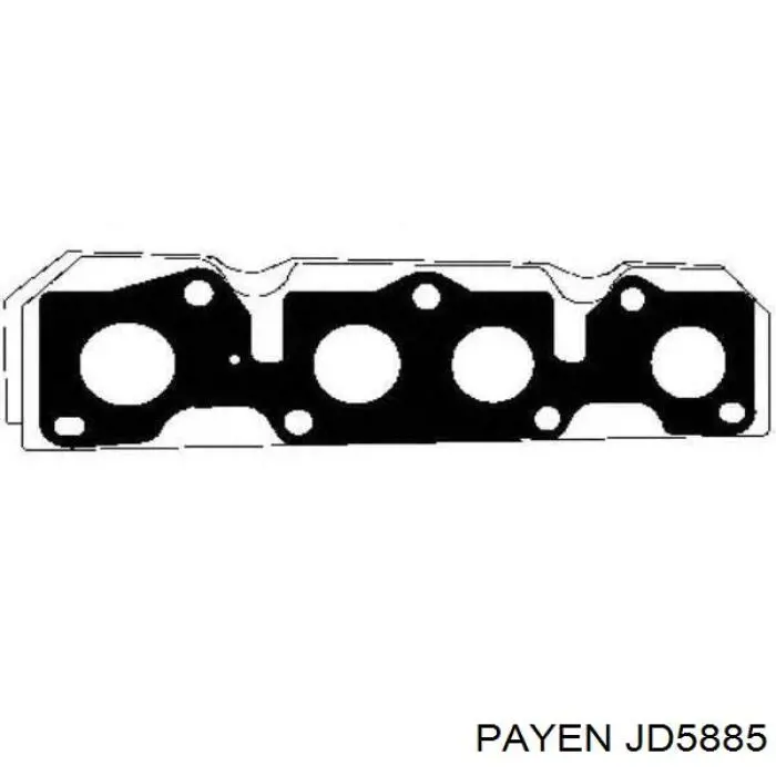 Прокладка всасывающего коллектора Payen JD5885 цена, от 1.07 USD