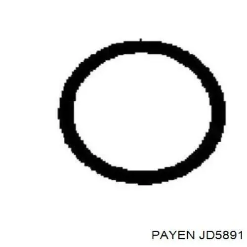 JD5891 Payen прокладка впускного коллектора