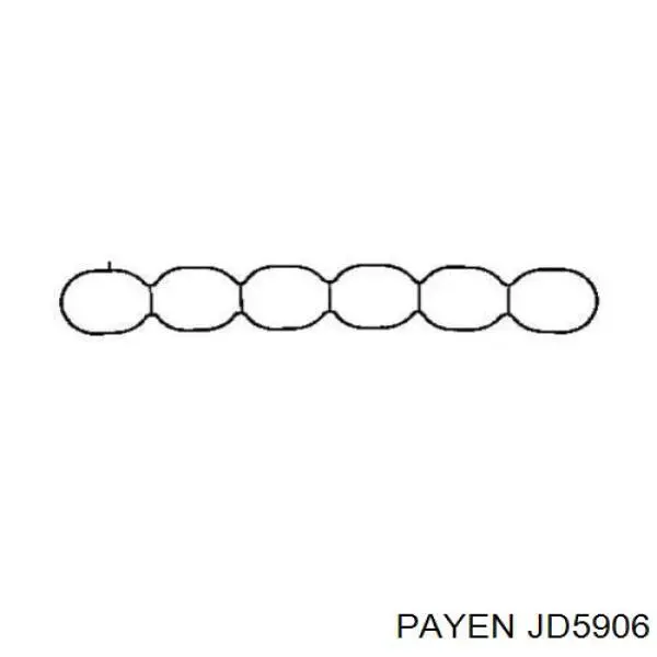 JD5906 Payen прокладка впускного коллектора