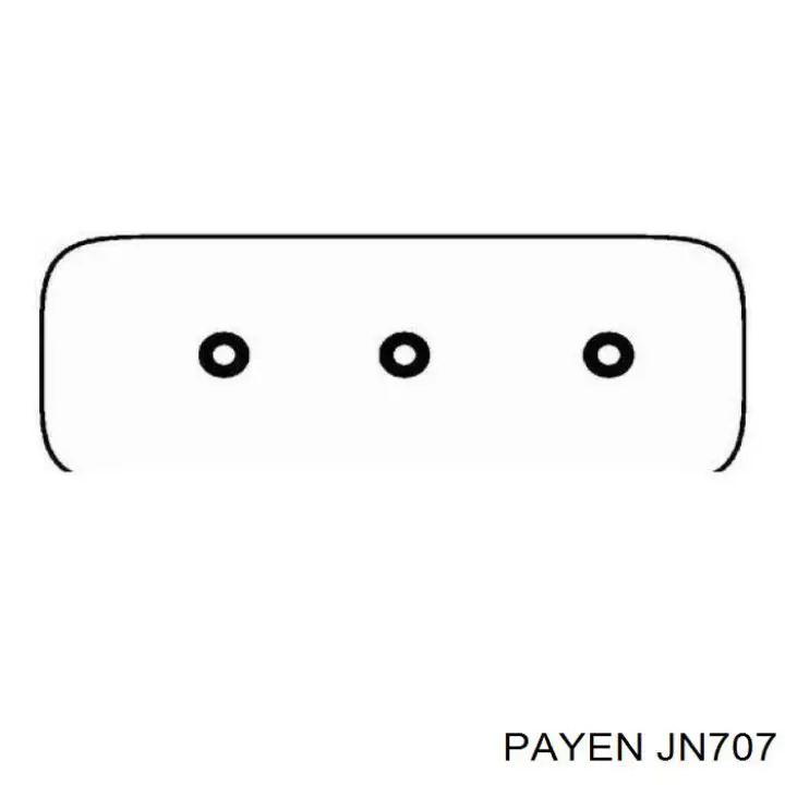 Junta de la tapa de válvulas del motor JN707 Payen