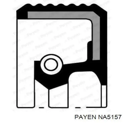 NA5157 Payen сальник коленвала двигателя передний