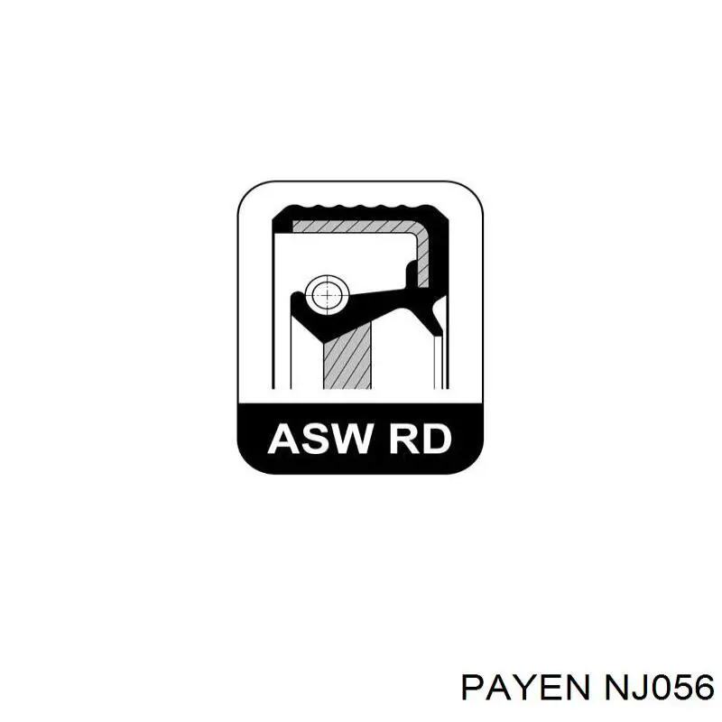 Сальник коленвала задний Payen NJ056 цена, от 4.02 USD