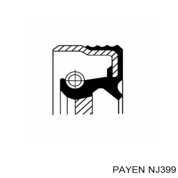 Сальник АКПП/КПП входного вала Payen NJ399 цена, от 1.34 USD