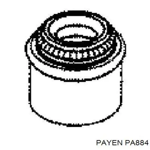 Сальник клапана (маслосъемный), впуск/выпуск PA884 Payen